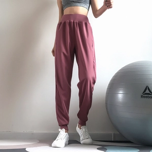 Damen Locker Hochtaillierte Jogginghose Atmungsaktiv Schnelltrocknend Fitness Laufen Yoga Sporthose Mit Taschen