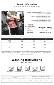 Detailed size guide and fit parameters for pink slim fit sports crop top t-shirt
