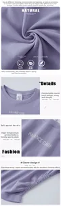 Detail eines lila Sport-T-Shirts mit Modal-Stoff und seitlicher Kordelzug-Raffung