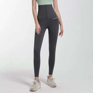 Pantaloni Yoga a Vita Alta Donna Controllo Pancia Leggings Fitness Stile Corsetto Modellante Sport Compressione Pantaloni