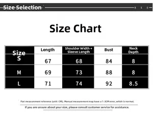 Tableau des tailles pour t-shirt de yoga à manches longues, ample et séchage rapide