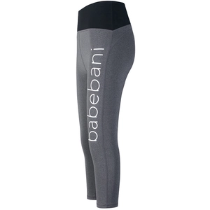 High waist fitness leggings with peach lift effect and vertical babebani side print