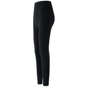 Pantalon de yoga noir taille haute avec contrôle du ventre et effet push-up fessier