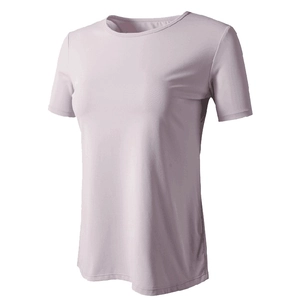 Women's Polyester Breathable Quick Dry Yoga T-Shirt Loose Fit Short Sleeve Athletic Running Workout Top For Gym Training