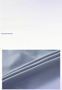 Detail of light purple breathable fabric showing soft knit texture and high elasticity