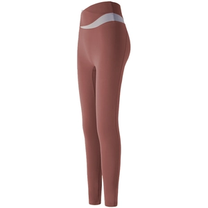 Pantaloni Yoga a Vita Alta da Donna Sollevamento Glutei Blocchi di Colore Patchwork Leggings Sportivi Aderenti Traspiranti