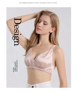 Detail of silk camisole featuring delicate lace trim and luxurious satin finish