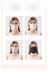 Comparaison détaillée des masques de protection solaire en soie 100% en quatre couleurs chic