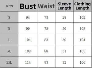 Tableau détaillé des tailles pour robe rétro cintrée du S au 2XL avec mesures précises
