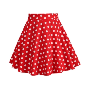 Mädchen Vintage Punktemuster A-Linie Rock Retro Hohe Taille Umbrella Rock Casual Sommer Kinder Outfits Kleinkind Mode