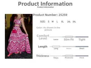 Detail of two-piece set with square neck crop top and maxi skirt in pink tile print