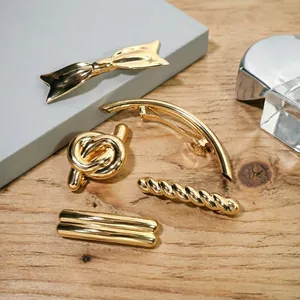 Minimalist Metal Hair Clips For Women Girls Zinc Alloy Spring Hairpins Geometric Star Heart Bow Hair Accessories