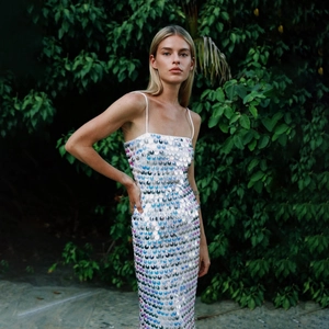 Women Sexy Sequin Spaghetti Strap Maxi Dress Elegant Gold Silver Sleeveless Bodycon Evening Party Long Gown