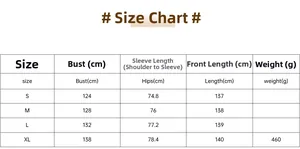 Detailed size chart for flare sleeve V-neck beach dress with S to XL dimensions