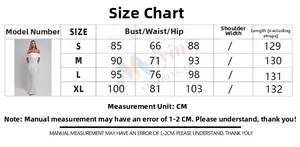 Tableau des tailles pour robe dentelle moulante avec mesures buste taille hanches en cm