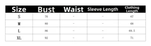Size chart for floral print camisole showing measurements for S, M, L, and XL sizes