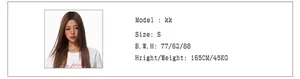 Size chart showing model parameters and fit guide for gray drawstring wide leg sweatpants