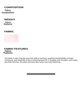 Detail of pink fabric showing soft texture, skin-friendly material and breathability info