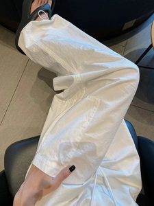 Pantalon Cargo Femme Taille Haute Jambe Large Avec Cordon de Serrage Et Poches Streetwear Américain Coupe Large Pantalon Casual Polyester