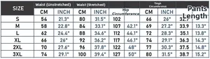 Detailed size chart for women's PU leather shorts including waist and hip measurements