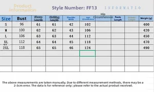 Größentabelle für Damen-Kurzblazer mit Maßen von S bis 2XL für die perfekte Passform