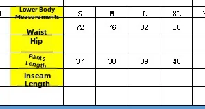 Detailed size chart for lace patchwork plaid shorts skirt with waist and length measurements