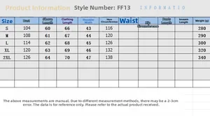 Size chart for vintage floral cardigan showing chest and length measurements for S-2XL