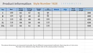 Size chart for women's lamb wool jacket showing S to 2XL measurements in centimeters