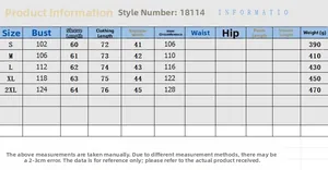 Detailed size chart for women's slim fit casual jacket covering S to 2XL measurements