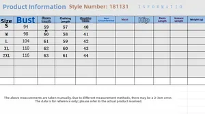 Detailed size chart for houndstooth blazer showing bust, sleeve, and length measurements