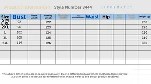 Detailed size chart for the denim cami maxi dress showing bust and length measurements