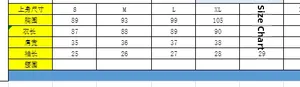 Tableau des tailles détaillé pour robe courte en jean femme avec mesures en cm