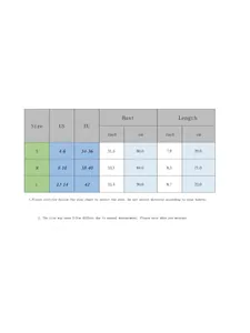 Size guide for lace leopard print deep V-neck crop top with US and EU measurements