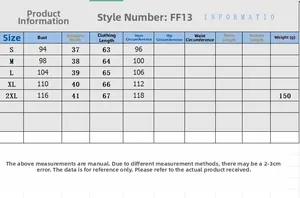 Detailed size chart for women's cotton linen tank top showing bust and length in cm
