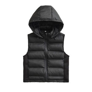Damen Kapuzen Puffer Weste Ärmellos Gesteppt Wattiert Weste Mit Reißverschluss Für Herbst Winter Mode Casual Streetwear Oberbekleidung