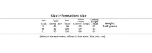 Tableau des tailles détaillé pour ensemble blazer et jupe femme avec mesures S, M, L