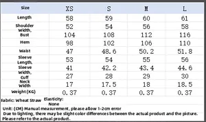 Tableau des tailles détaillé pour veste en polaire teddy avec mesures du XS au L