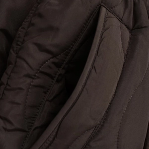 Quilted slim-fit jacket with stylish diamond stitching and side pocket details