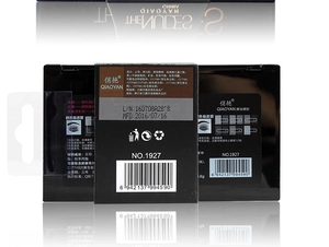 Detailed back and front packaging labels of the 12-color nude matte eyeshadow palette