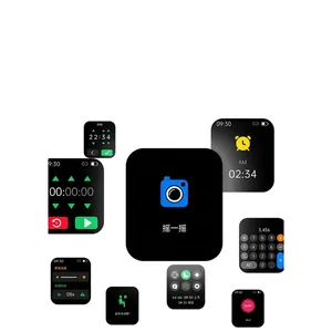 E500 Smartwatch with ECG monitor showing health tracking features and app interface