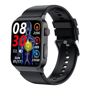 E500 smart watch with heart rate monitor, blood oxygen tracking and fitness steps counting