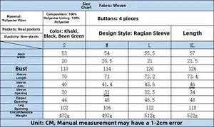 Tableau des tailles détaillé pour veste courte femme avec mesures et spécifications tissu
