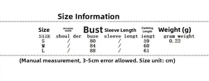Detailed size chart for women sleeveless top and skirt set including bust and length