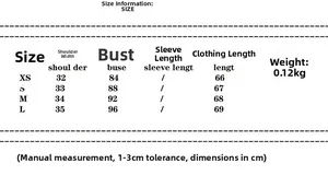 Size guide for women's summer tank top and wide leg pants with detailed measurements