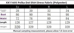 Size chart for women's sleeveless maxi dress XX11605 showing measurements in centimeters