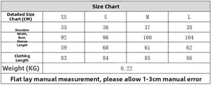 Detailed size guide for floral embroidered dress showing shoulder and bust measurements
