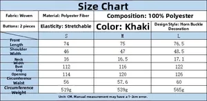 Tableau des tailles détaillé pour gilet Y2K en fausse fourrure avec mesures et matériaux