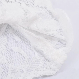 Elegant sleeveless white lace maxi dress with intricate embroidery and slim fit silhouette
