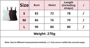 Detailed size guide for women's slim fit backless mini dress in S M L measurements