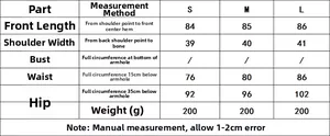 Size chart showing S to L measurements for the lace patchwork sexy fashion mini dress